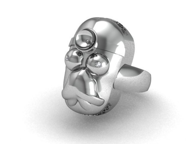 Futurama Zoidberg Ring  3D Print 133812