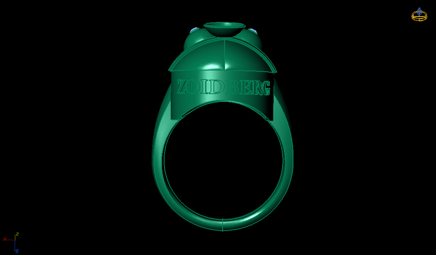 Futurama Zoidberg Ring  3D Print 133813