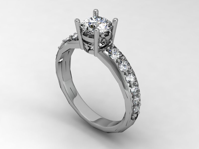 Engagement Ring Solitaire 
