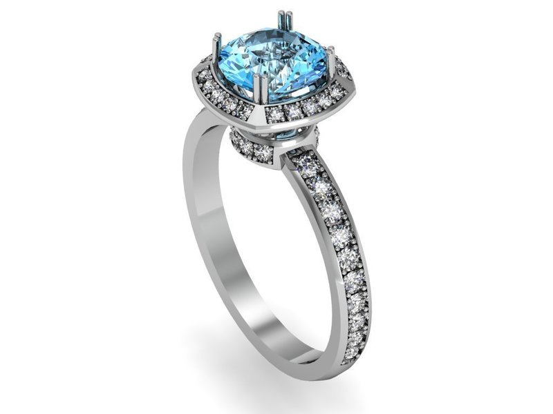Cocktail Engagement Ring