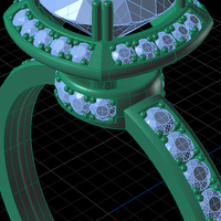 Cocktail Engagement Ring - Thumbnail 3