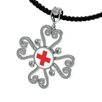 Red Cross Pendant Fashion - Thumbnail 3