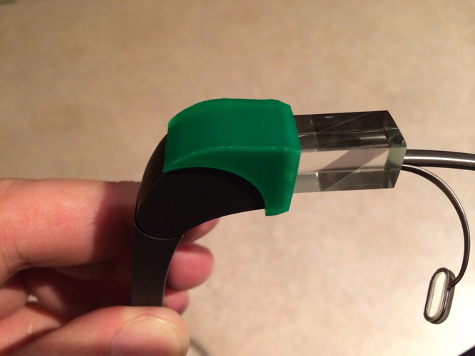 Camera cover for Google Glass 3D Print 13387