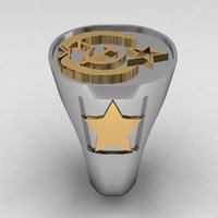 Soviet Russian Signet Ring - Thumbnail 1