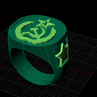 Soviet Russian Signet Ring - Thumbnail 4