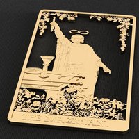 The Magician Tarot Card Brooch/Pin - Thumbnail 2