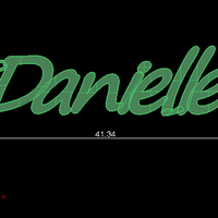 Danielle Name Pendant/Pin/Charm - Thumbnail 3