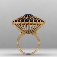 Cluster Stones Fashion Ring - Thumbnail 4