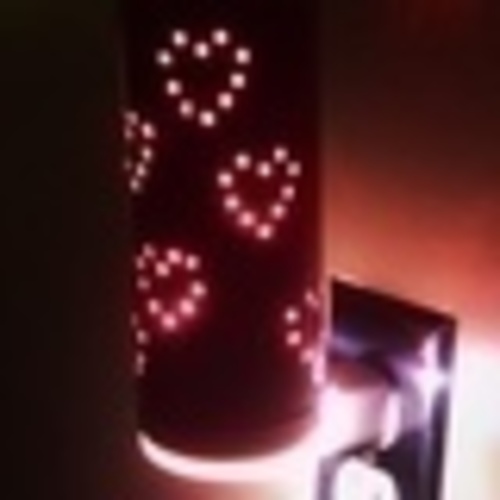 Pirouline Cookie Can usb light lantern & filter 3D Print 133922