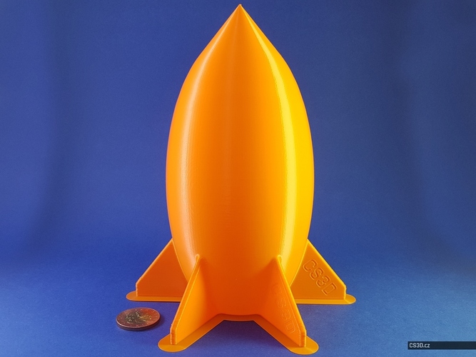Tom's Simple Chunky Rocket (for vase/spiralized mode) V1 3D Print 133949