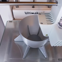 Tom's Simple Chunky Rocket (for vase/spiralized mode) V1 - Thumbnail 3