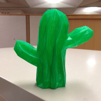 Small Low Poly Mexican Cactus 3D Printing 13397