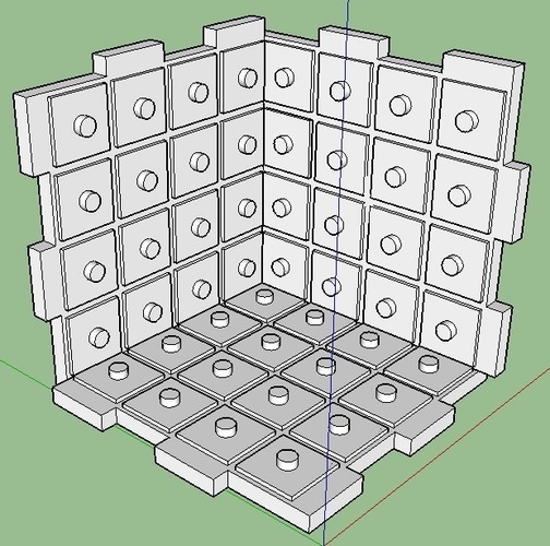 3D modular chess 3D Print 133989