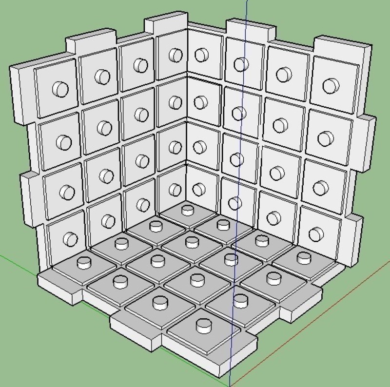 3D modular chess