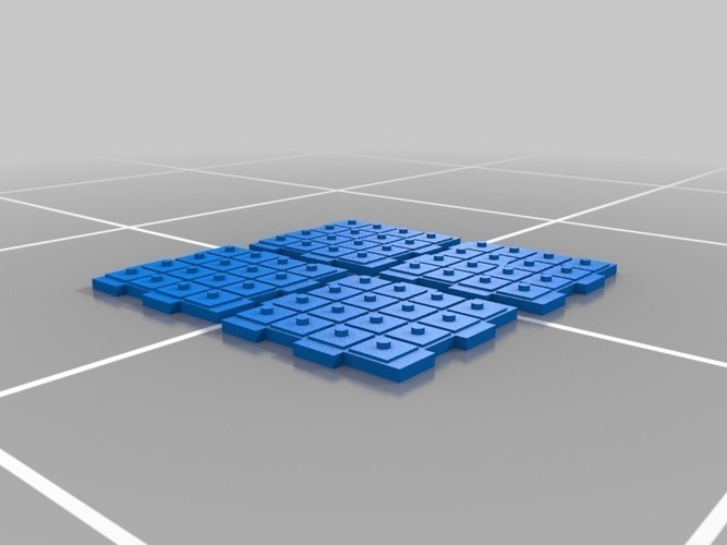 3D modular chess 3D Print 133991