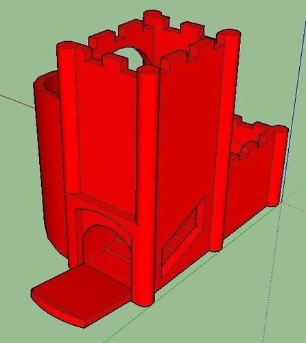 stairs dice tower 3D Print 133993