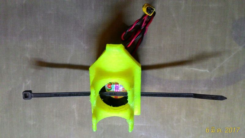 Fan Mount 40 mm. with cooling item for j_head V5.0 (25 mm.)