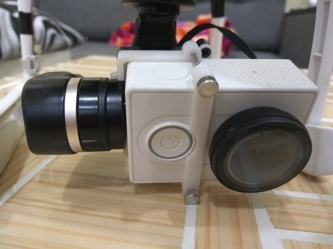 Fiyui-Tech mini3D gimbal adapter for Xiaomi Yi camera 3D Print 134178