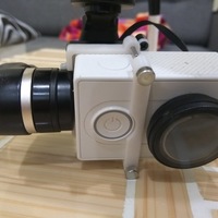 Small Fiyui-Tech mini3D gimbal adapter for Xiaomi Yi camera 3D Printing 134178