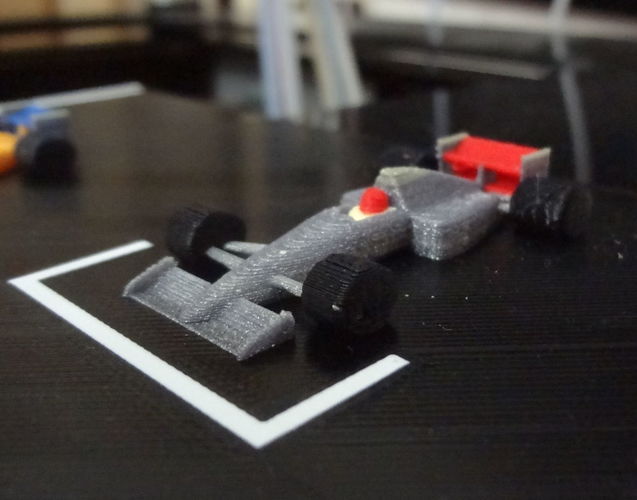 F1 starting grid - 6 colors printed in one time. 3D Print 134210