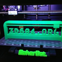 Small 3D604 Printing Text Plate 3D Printing 13422