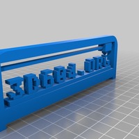 3D604 Printing Text Plate - Thumbnail 2