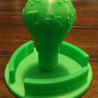 Small International Women's Day STEM Light Bulb 3D Printing 134234