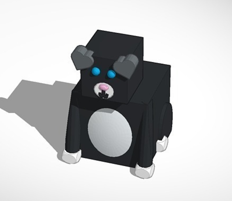 3d Block Zoo Puppy