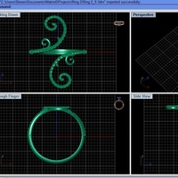 Twisted Cocktail Fashion Ring - Thumbnail 3
