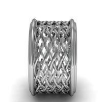 Celtic Weave/Braided Fashion Ring - Thumbnail 2