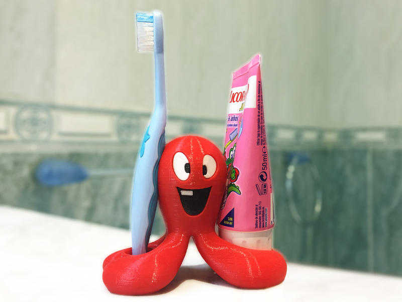  Children's toothbrush base the octopus series Pocoyo