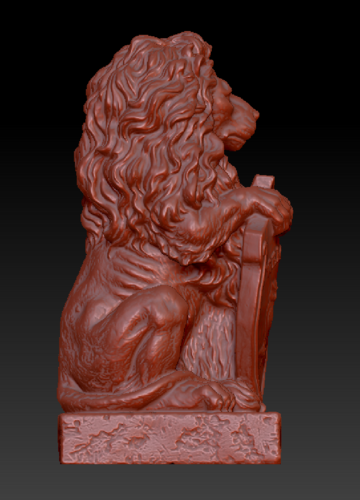 Sculpture lion "Welcome" 3D Print 134351
