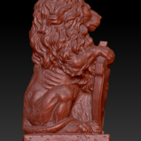 Sculpture lion "Welcome" - Thumbnail 3
