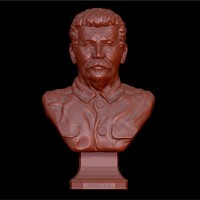 Bust of the generalisimus of the USSR Stalin - Thumbnail 2