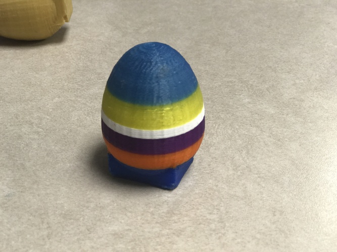 Egg to Test for Egg Drop 3D Print 134375