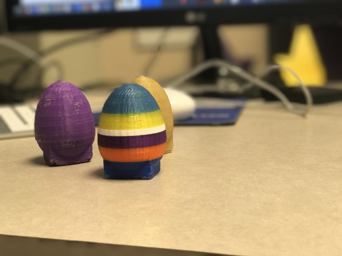 Egg to Test for Egg Drop 3D Print 134376