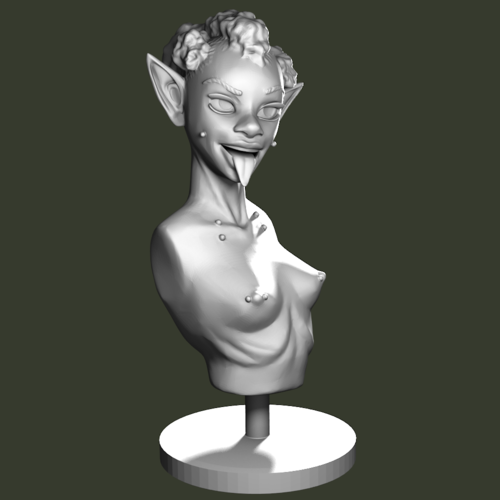 Goblin Bust 3D Print 134384