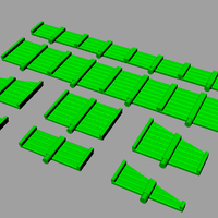 SCALEPRINT TW-02 SLEEPER RETAINING WALL 00/H0 SCALE - Thumbnail 2