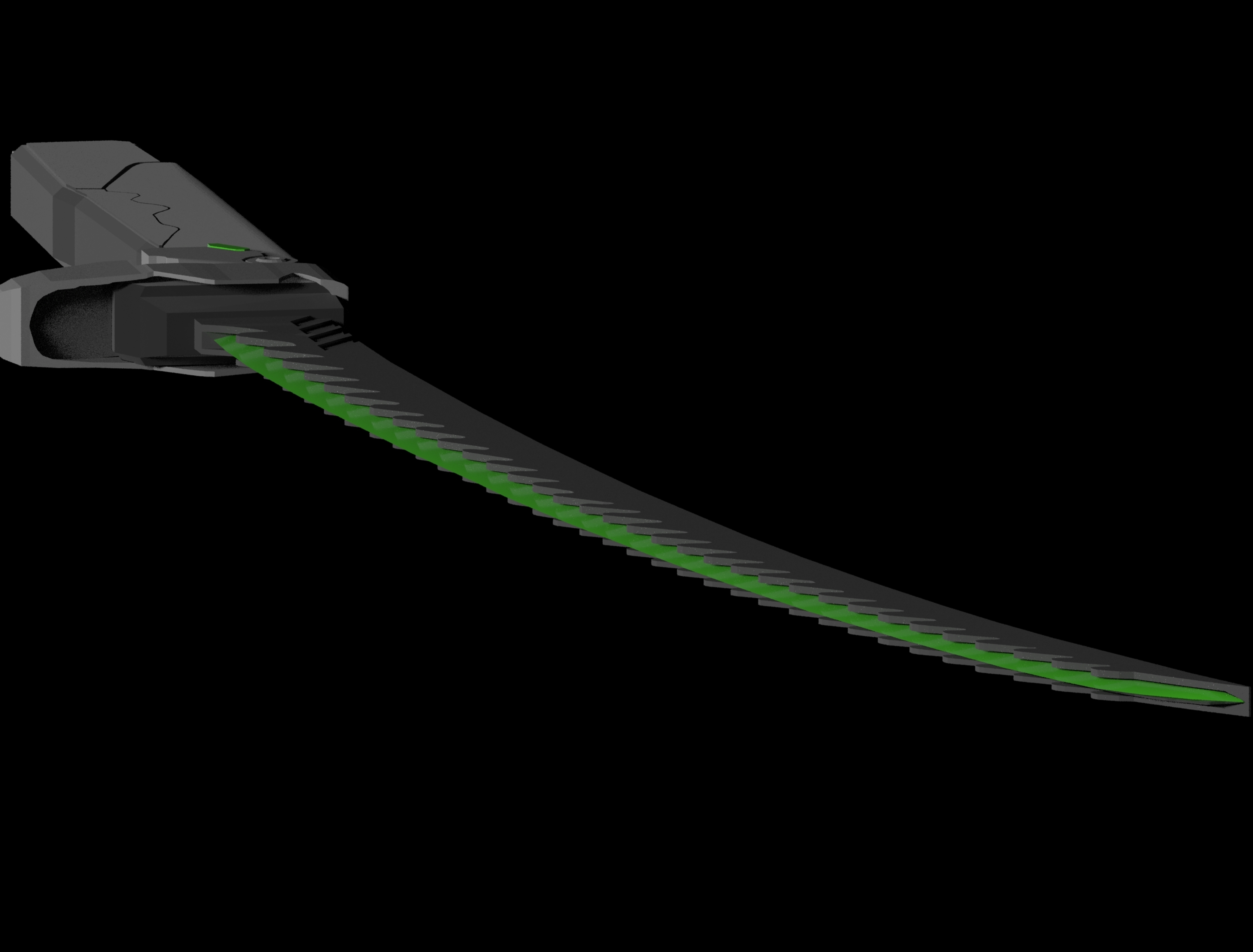 Overwatch Young Genji Dragonblade Sword And Sheath Assembly | 3D Print Model