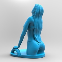 Leaving Swimming Pool Girl - Thumbnail 1