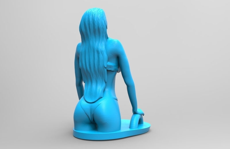 Leaving Swimming Pool Girl