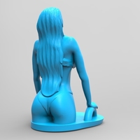 Leaving Swimming Pool Girl - Thumbnail 2