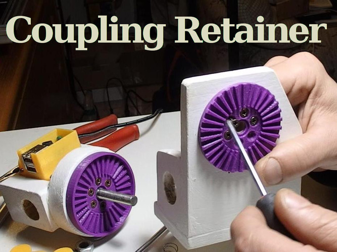 Coupling Retainer 3D Print 134495