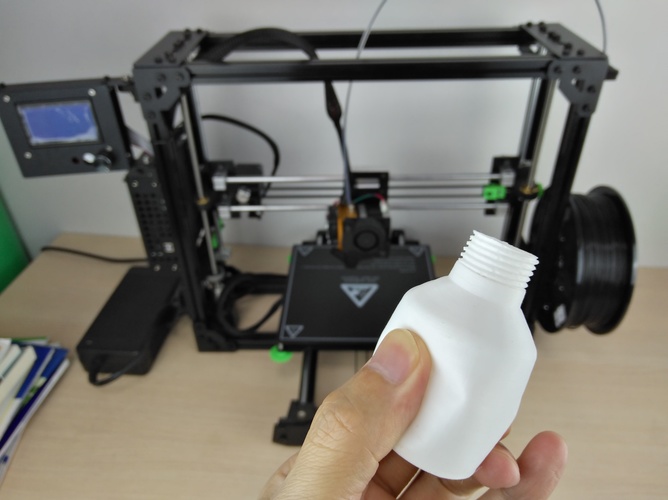 Bottle printed with flexible filament 3D Print 134541