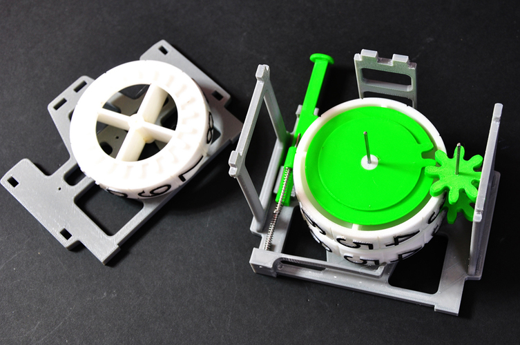 3D Printed Mechanical Counter by Woodenclocks Pinshape