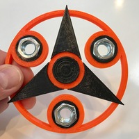 Small Tri-Star Fidget Spinner 3D Printing 134670
