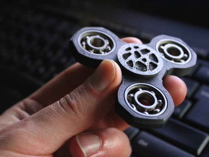 Trius Hand Spinner | Fidget toy 3D Print 134710