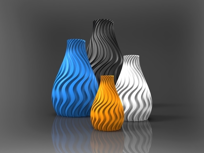 Wavyse Vase 3D Print 134740