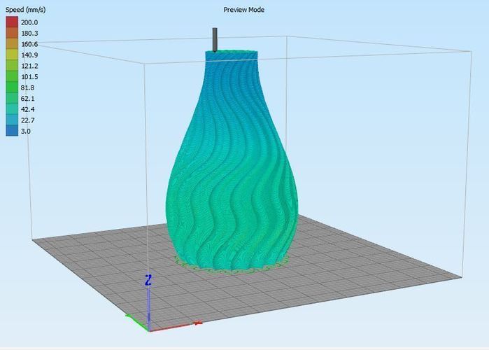 Wavyse Vase 3D Print 134742