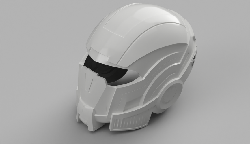 Mass Effect N7 Breather Helmet 3D Print 134764